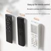 Wall-Mounted Magnetic Air Conditioner Remote Holder with Hook and Adhesive