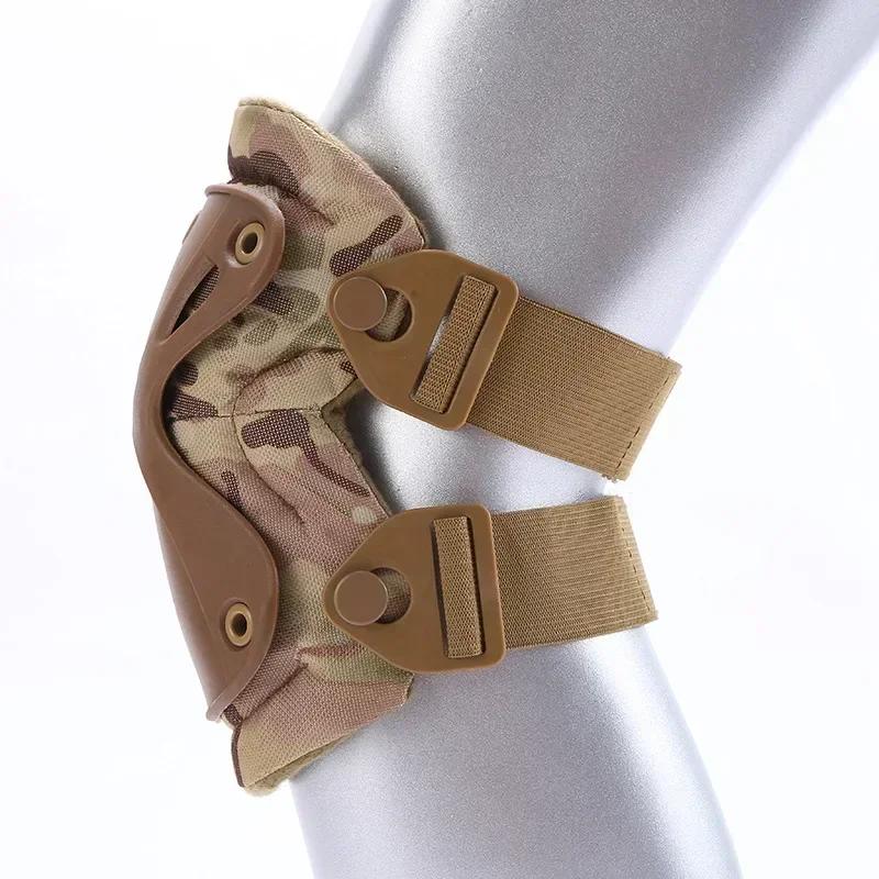 Наружное тактическое защитное снаряжение наколенники налокотники для защиты при езде на велосипеде на открытом воздухе, альпинизме и пешем туризме