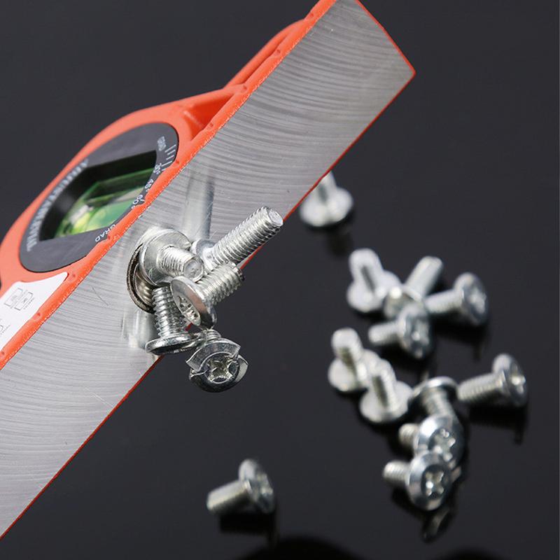 Горизонтальная линейка Магнитный угломер Горизонтальные пузырьковые спиртовые уровни Балансировочная линейка Маленький измерительный инструмент высокой точности для