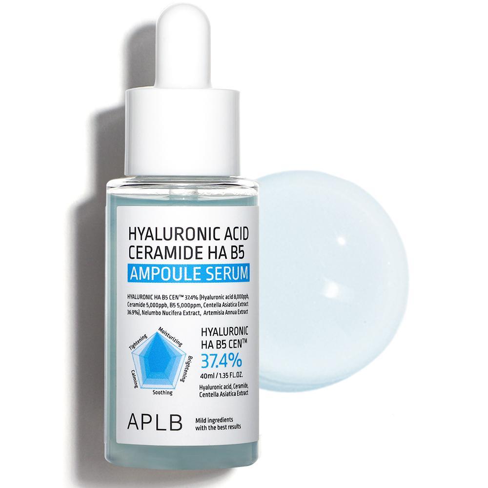 APLB Hyaluronic Acid Ceramide HA B5 Ampoule Serum 40ml - Hydrating Barrier, Korean