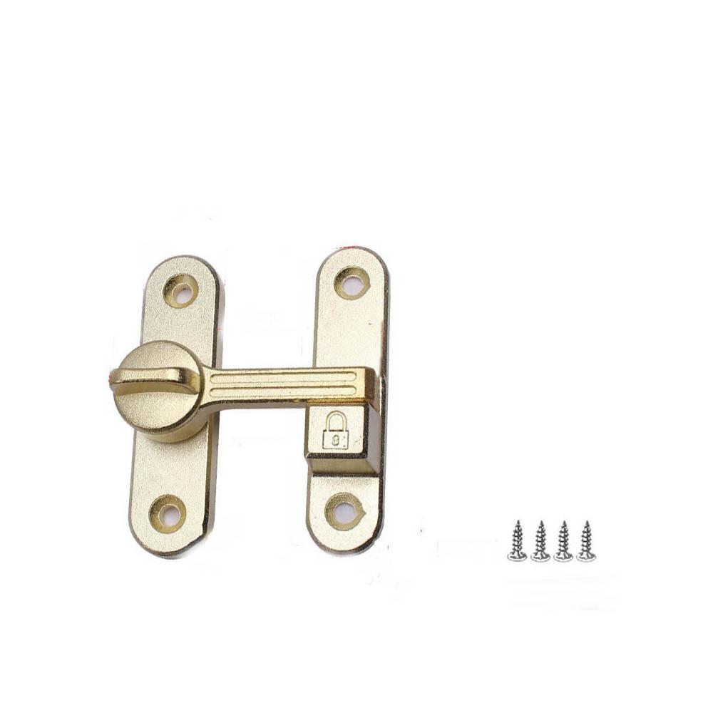 90/180 Degree Sliding Door Lock Zinc Zinc Zinc Alloy Door Catch Bolt Protable Door Hasps Window