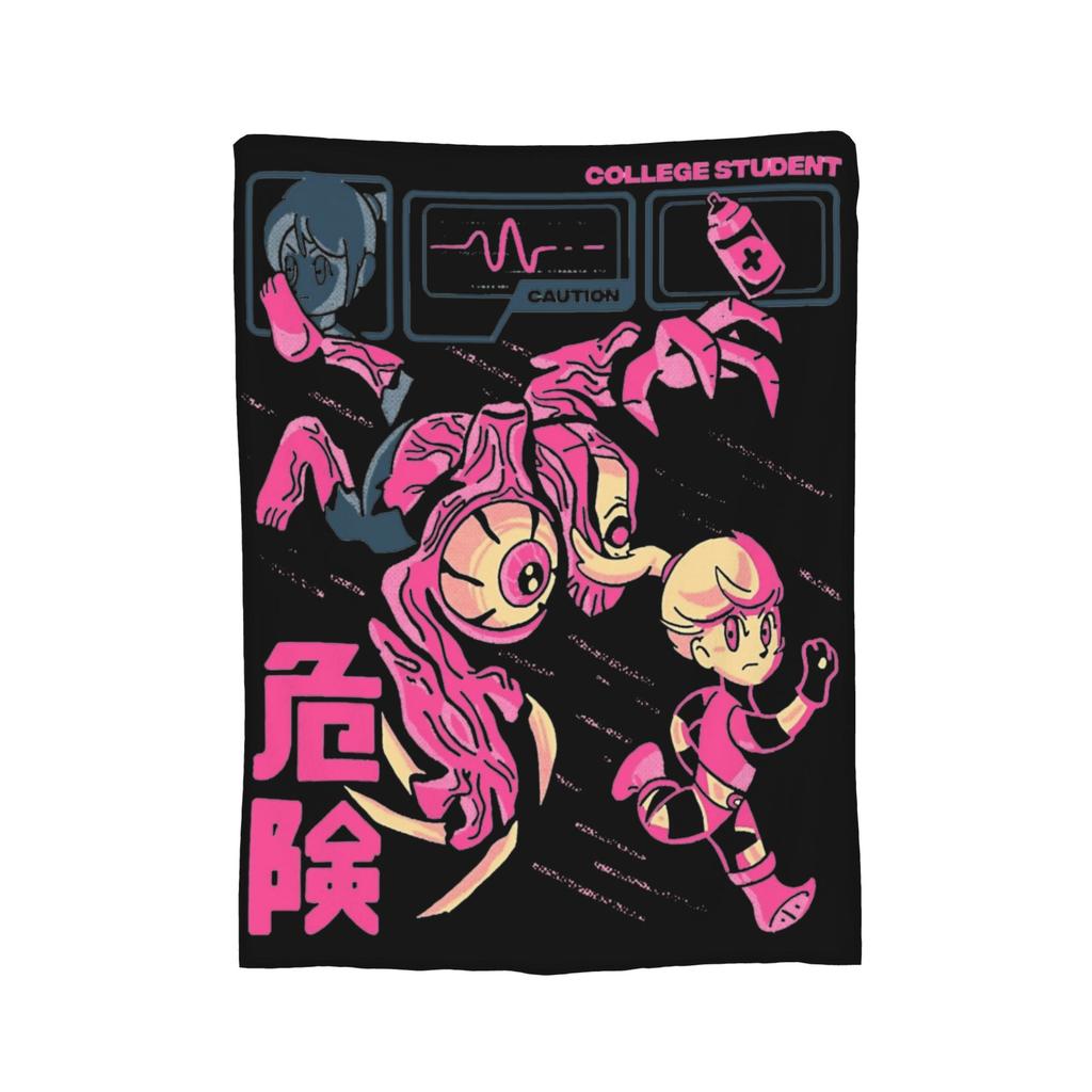 Злобные жители Остерегайтесь Крысиного одеяла Фланелевый принт Леон Кеннеди Ультрамягкое покрывало для постели Наружные покрывала