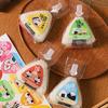 50Pcs Cartoon Triangle Rice Ball Packaging Bag Stickers Seaweed Gift Bag Sushi Bag Japanese Cuisine Making Bento Accessories