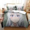 Аниме Wandering Witch Journey Of Elaina Комплект постельного белья для мальчиков и девочек Twin Queen Size Пододеяльник Наволочка Кровать Дети Взрослые Настраиваемый