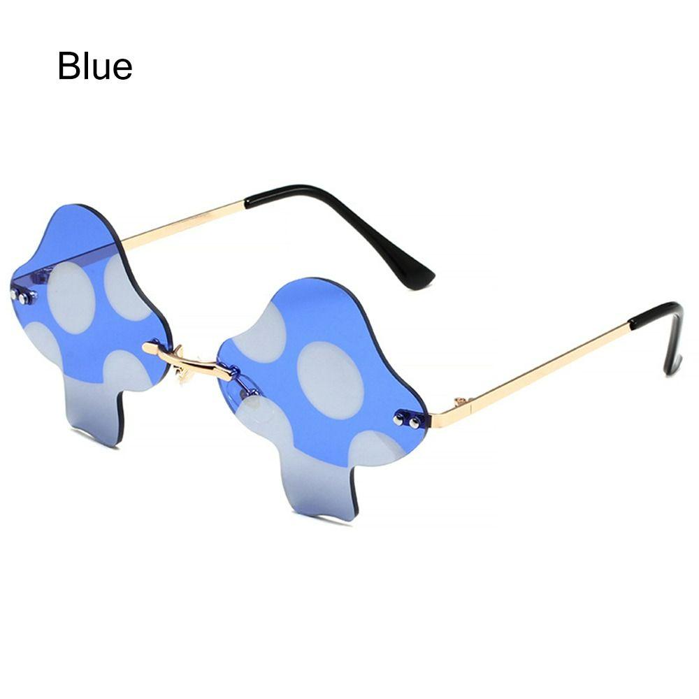 Хэллоуин Декорации Без Оправы Неправильной Формы Гриб Солнцезащитные Очки для Женщин Очки Солнцезащитные