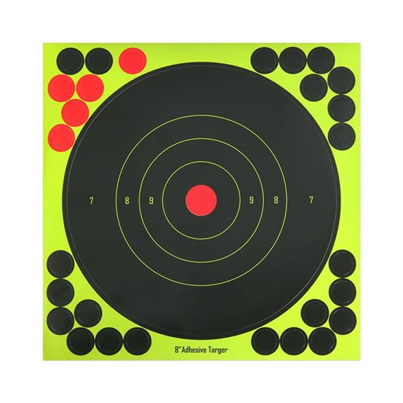 Fluorescent Green Self-Adhesive Shooting Target Stickers for Aiming
