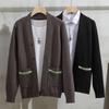 Горячая распродажа, Мужской вязаный свитер Кардиган Свитер Куртка ins Тренд Свитер Свитер Мужская одежда