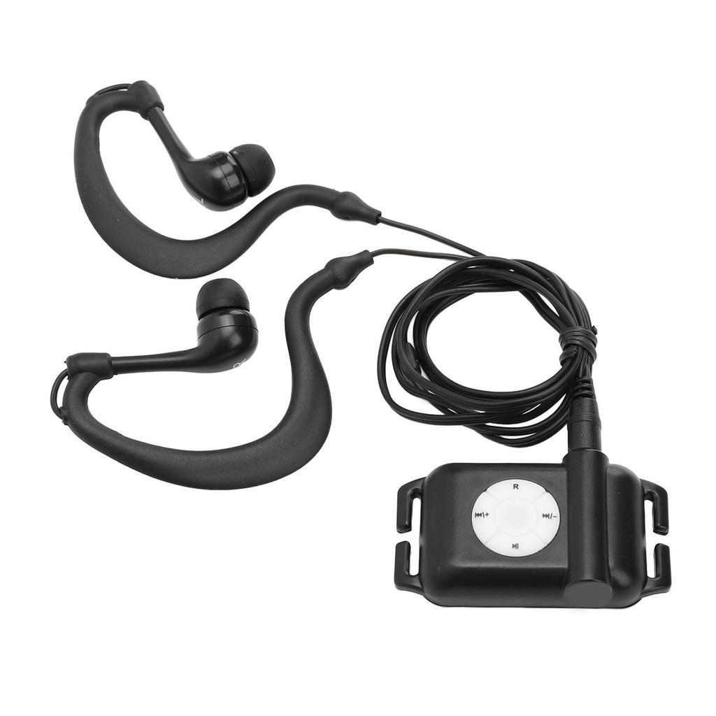 IPX8 Water Resistant MP3 Player with Headphones MP3 WMA Music Playback Music Player for Swimming Surfing Running