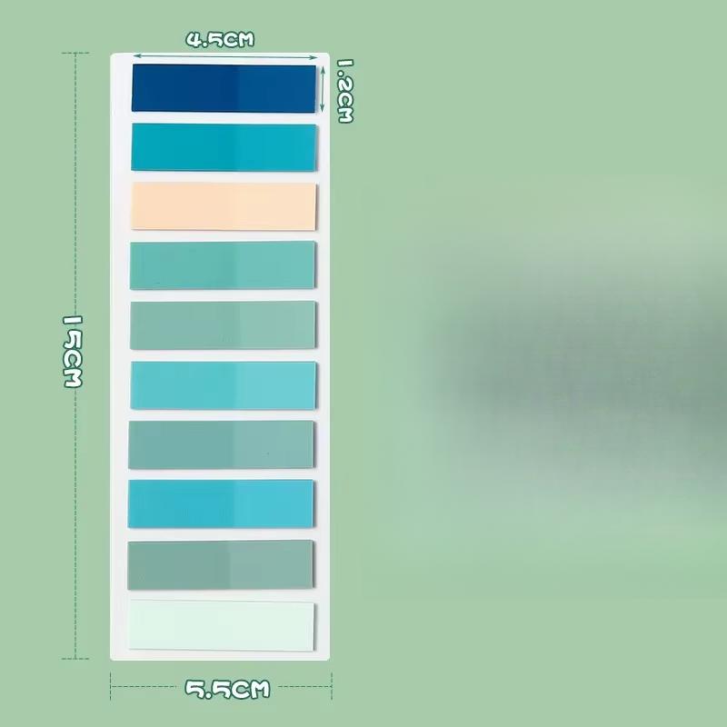 200 шт. Моранди цветные полупрозрачные ПЭТ индексные наклейки цветные классифицирующие закладки канцелярские принадлежности блокнот для заметок ключевая отметка липкие заметки