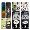 Case For Samsung A54 A52 A50 A70 A10 A30 A40 A20S A20E A02S A12 A14 A22 A24 A42 A34 A32 5G A04s Cover Cute Panda Climbing Bamboo
