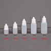 White Squeezable Dropper Bottles Eye Liquid Bottle Plastic Empty Containers Refillable Bottles