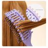 Anti-Static Curly Hair Comb with Massage Nodes - Gentle Detangling & Scalp Massage for Long Hair, Ergonomic Handle, 6 Colors - Home Use & Travel