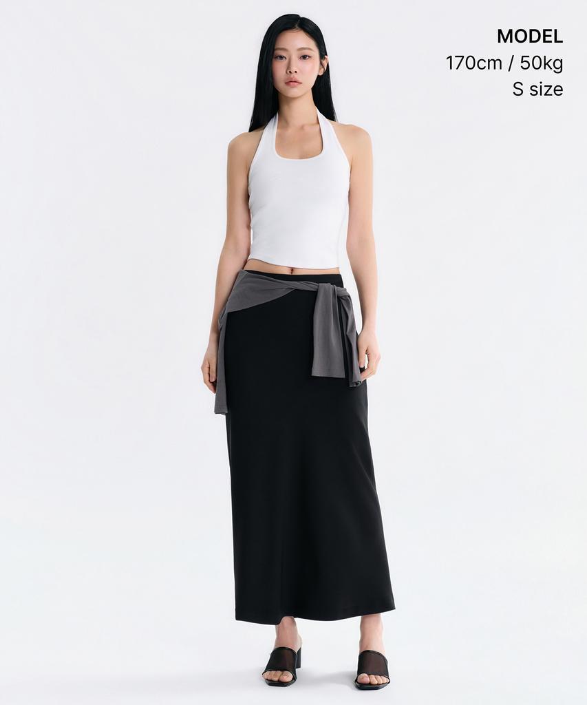 Musinsa Standard Woman Women'S Fluid Maxi Skirt [Black]