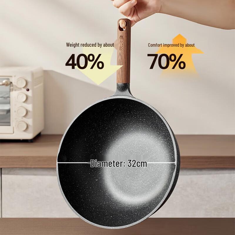 COOKER KING 32cm Non-Stick Maifan Stone Style Frying Pan