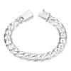 High Quality Fashion  925 Silver Bracelets Charm 7 .5mm Chain Men Women Wedding Giftfactory Price