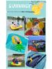 Inflatable Pineapple Cactus Watermelon Pizza Rainbow Pool Float Set