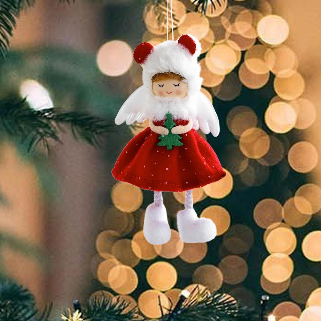 Angel Doll Pendant Cartoon Hanging Ornament for Holiday Birthday Celebration