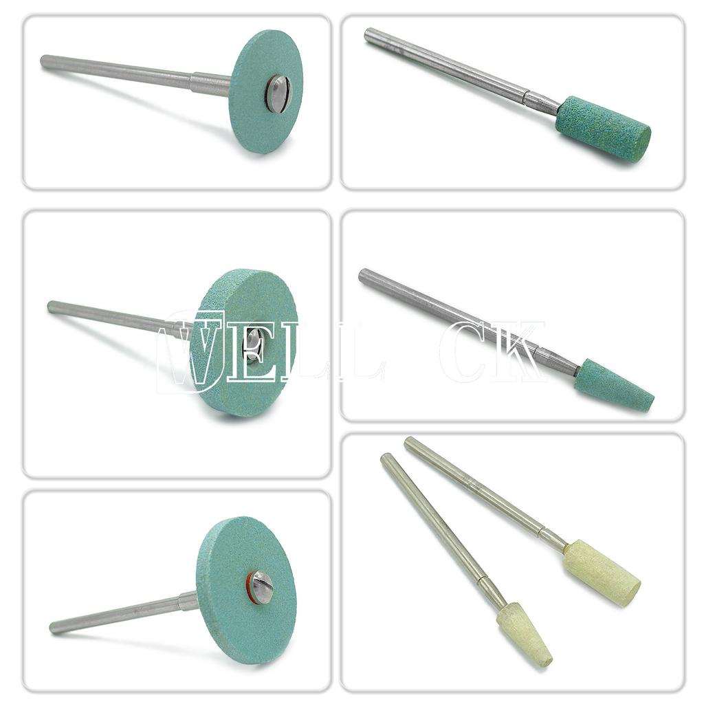 WellCK Dental Lab Polisher Ceramic Diamond Grinding Head Stone Grinder Zirconia Ceramics Crowns Polisher 2.35mm