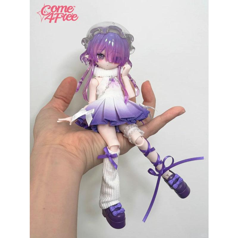 Genuine Come4free Minty V2 Ocean Gem Series 1/8 Bjd Blind Box Kawaii Movable Doll Action Figure Ornament Collection Model Gift