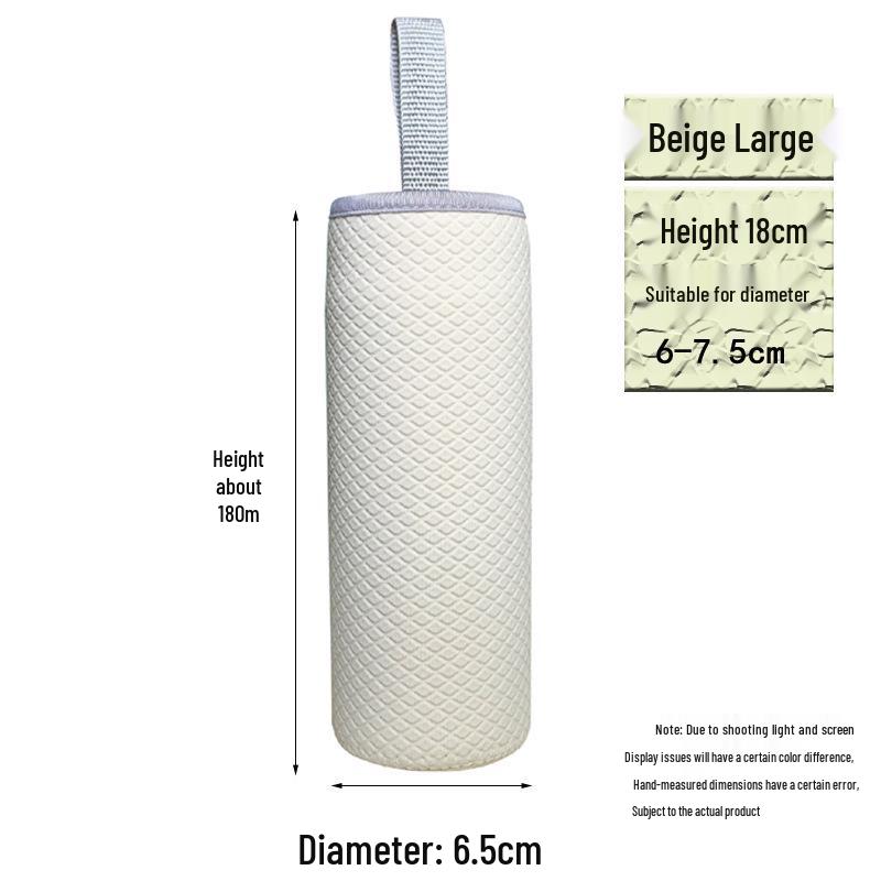 Универсальный ручной термоизолированный нескользящий чехол для стеклянной чашки с рельефным рисунком для сохранения тепла и защиты.