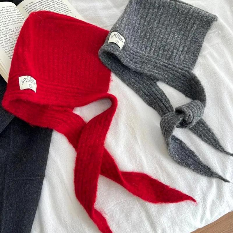 1 шт. Зимняя теплая одежда аксессуары вязаная шапка для улицы утепленная мягкая утолщенная шерстяная шапка ветрозащитный шарф балаклава шапка