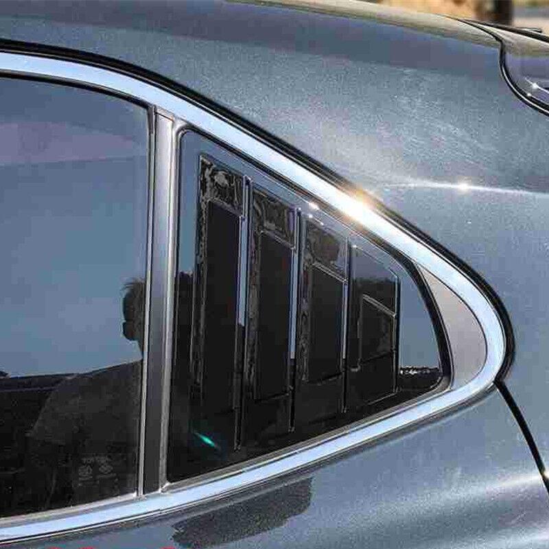 For Toyota Camry Sedan 2018 2019 2020 2025 2025 2025 Car Rear Louver Window Side Shutter Cover Trim Sticker Vent Scoop ABS Auto
