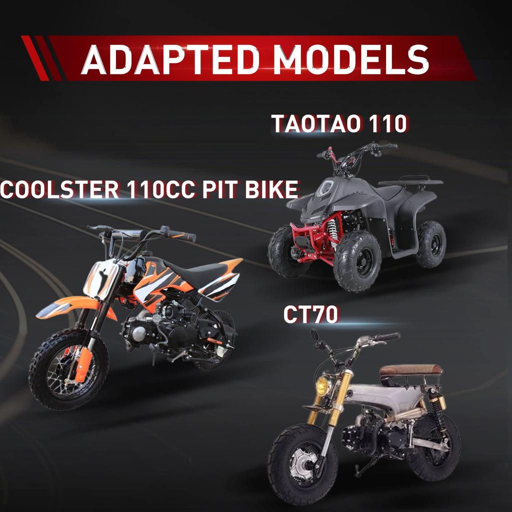WOOSTAR Мотоцикл 420-10T Передняя звездочка 17 мм 50 куб. см 70 куб. см 90 куб. см 110 куб. см 125 куб. см Мотоцикл для мотокросса Мини-байк ATV 4 Wheeler Moped
