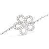 [L7210] - Silver Bracelet 'Flora' Silver White (rhodium-plated) - 12 Mm