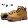 Зимние мужские ботинки до щиколотки, рабочие ботинки, кожаные ботинки для работы на открытом воздухе, плюшевые теплые рабочие ботинки, мужские ботильоны