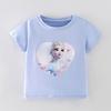 Foreign Trade Children's Clothing Summer Baby Girl Princess Short-Sleeved Summer Dress Infant Pure Cotton Half-Sleeved T-Shirt Girls' Top New Style 8