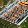 Barbecue Mesh Clip, Durable, Safe and Non-toxic, Vegetable and Meat Barbecue Mesh Clip with Detachable Handle