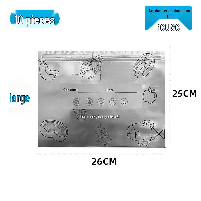 Запечатываемые японские пакеты из титановой фольги для сохранения свежести: Непроницаемый для запахов, пищевой для холодильника/морозильника