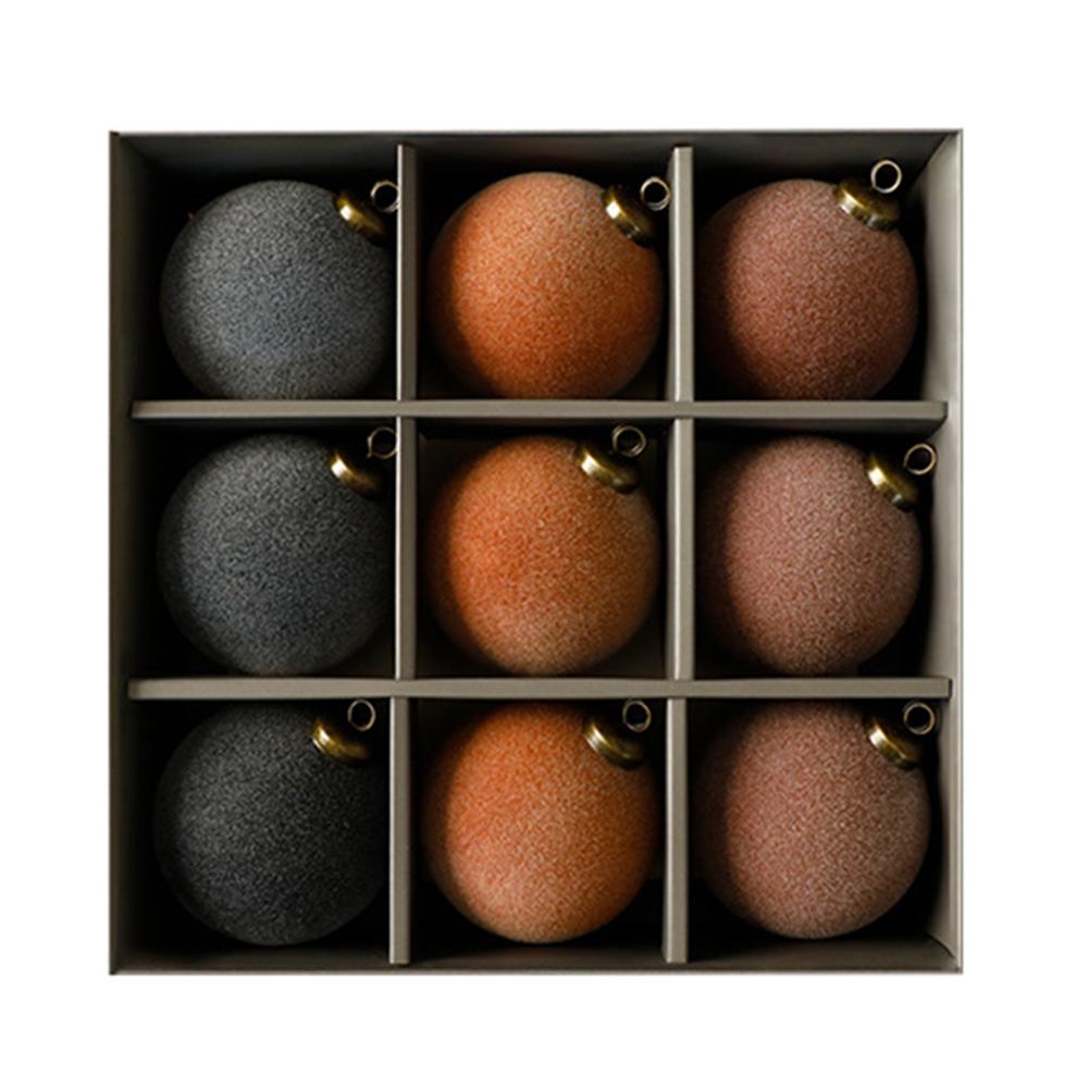 Holiday Celebrations White Christmas Ball Set Beautiful Flocked Decorations Christmas Decoration Versatile Decorating Options