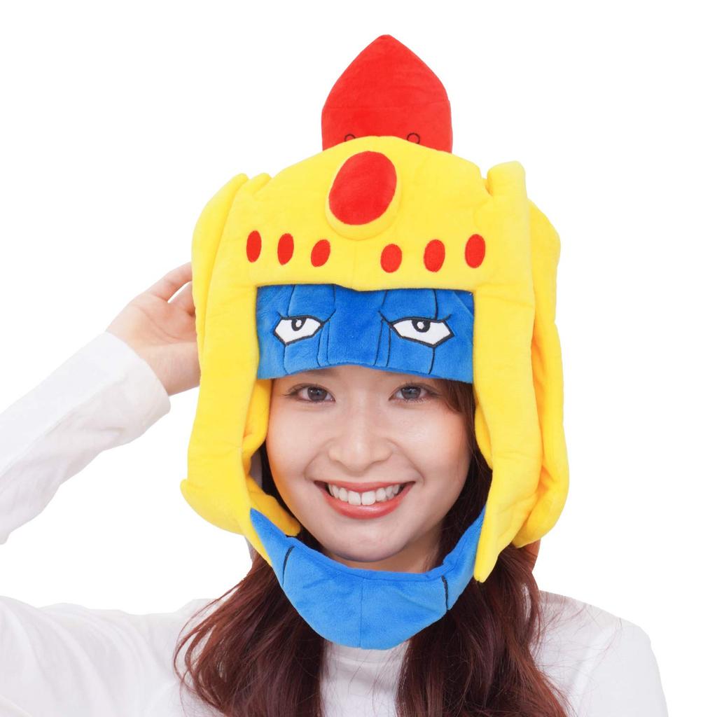 SAZAC Fleece Kigurumi Deluxe Cap Adult Kinnikuman Free Size [Ashuraman]