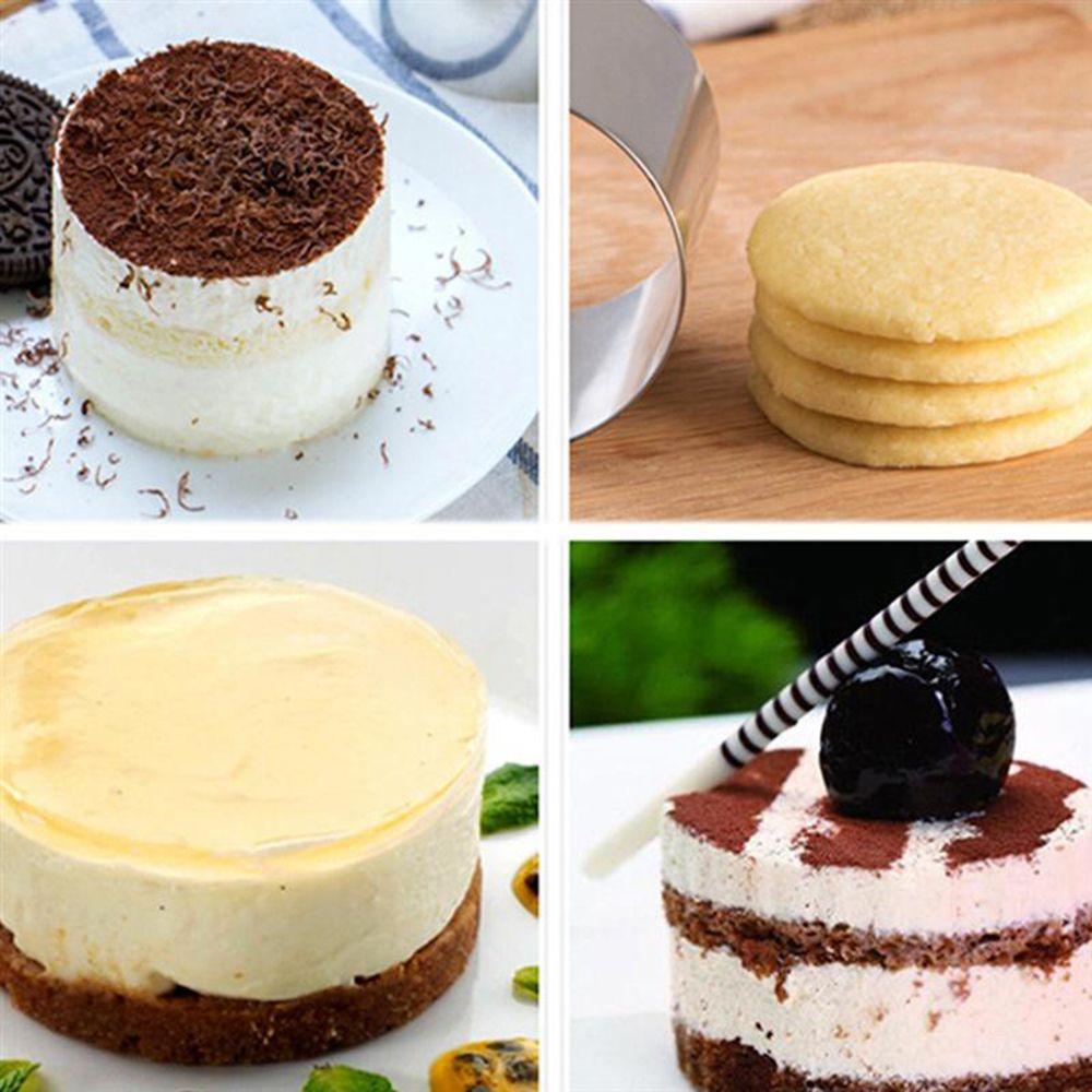 New Pastry Tool Decorating Mousse Ring Stainless Steel Cake Mold Mini Round