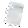 50Pcs Mirror Silver Photocard Sleeves Self-Adhesive Card Cover Idol Photo Packaging Bag Self Sealing Bag Gift Card Protector