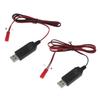 100 см Универсальный USB 5 В 2 А на 4,2 В 1 А 2-контактный JST 2,54 мм Зарядный кабель для аккумулятора 3,7 В, игрушек и многого другого