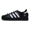 adidas Оригиналы SUPERSTAR Кроссовки Низкие Скейтбордические Унисекс Черный Синий EG4959(Команда85-)