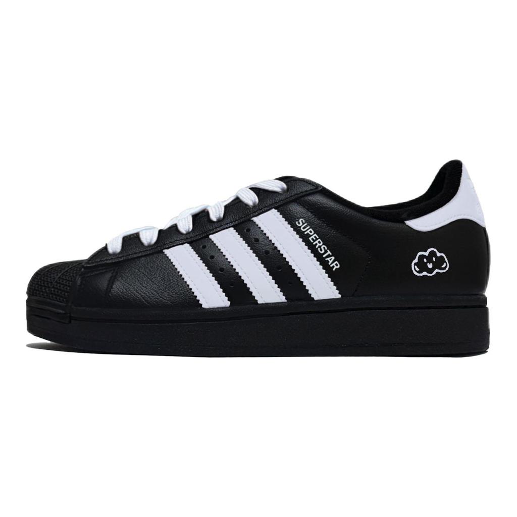 adidas Оригиналы SUPERSTAR Кроссовки Низкие Скейтбордические Унисекс Черный Синий EG4959(Команда85-)