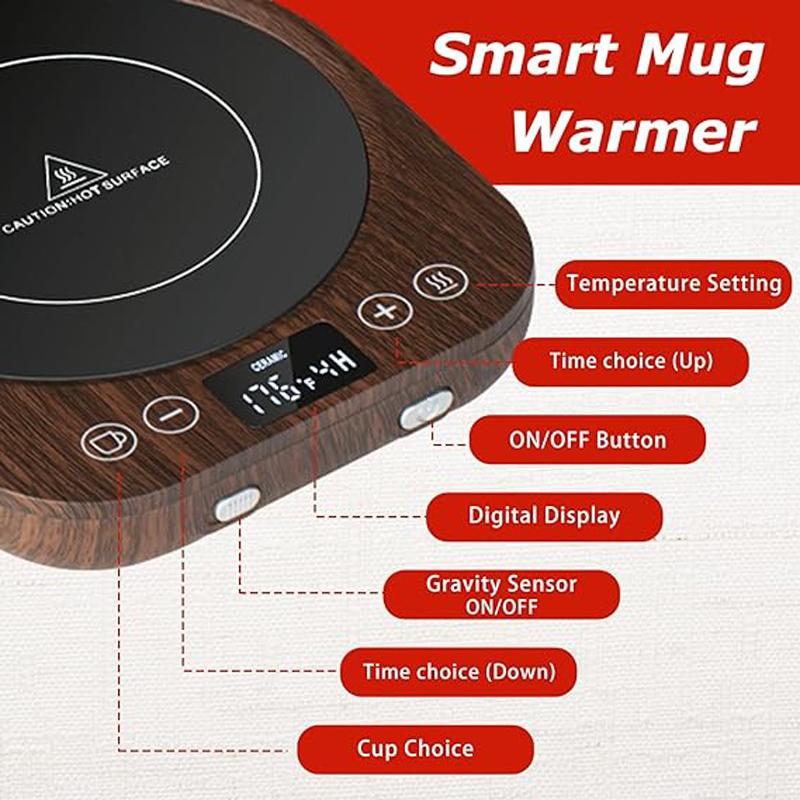 110V/220V Mug Timing Cup Tea Makers Heating Pad Warmer Coaster Electric Hot Plate Coffee Heater 36W