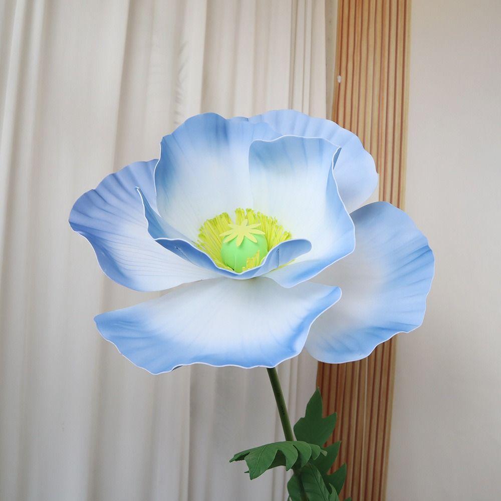 Реквизит для фотографий, имитирующий гигантский цветок, уличный полиэтилен, искусственная голова цветка, новый большой искусственный цветок