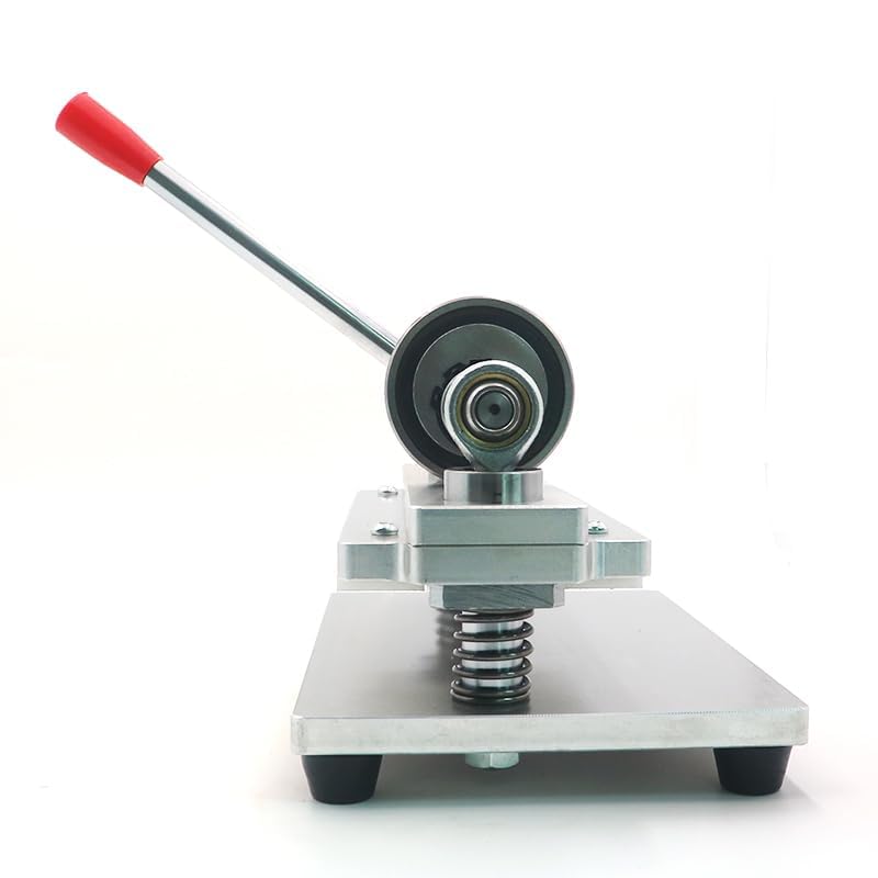 YVOKERN Ручной пресс для кожи Ручная машина для высечки и тиснения Машина для резки кожи и бумаги Резак для поделок Шаблоны и формы Штамповка металла и (Все тело)