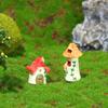 House Figurines Miniature Landscaping Home Decor Miniature Fairy Tale Garden Ornaments