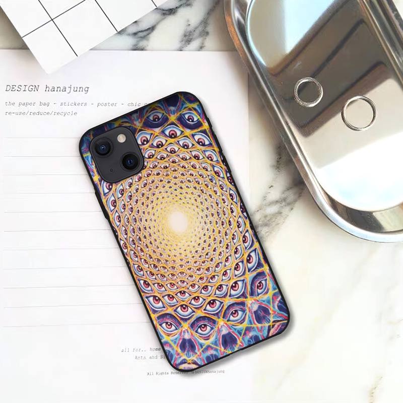 Чехол для телефона со страшными глазами и лицом для iPhone Mini 11 12 13 14 15 Pro XS Max X Plus SE XR Shell