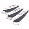 6pcs Universal Front Bumper Lip Decoration Diffuser Splitter Fins Body Spoiler Canards Valence Chin Car Tuning Canard