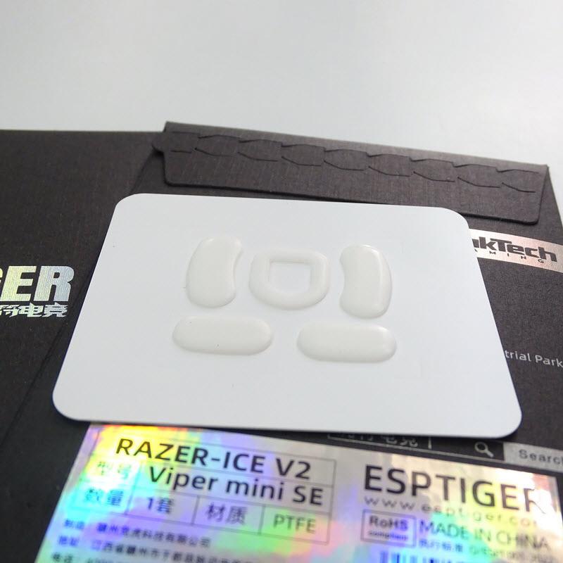 Original Esptiger Esports Tiger Ice V2 Mouse Skates For Razer Viper Mini Se Signature Edition Minise Mice Feet Glides Sticker