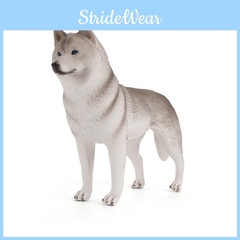 Pvc Husky Figurine Collectible For Home Office Decor And Animal Fans