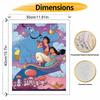 Disney Aladdin Genie oil paint by numbers painting kit handmade diy home decor gifts for adult hobby artists wall art canvas craft set