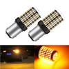 2x 1156/1157 144SMD BAU15S PY21W Светодиодные лампы указателей поворота и задних фонарей Canbus 12V