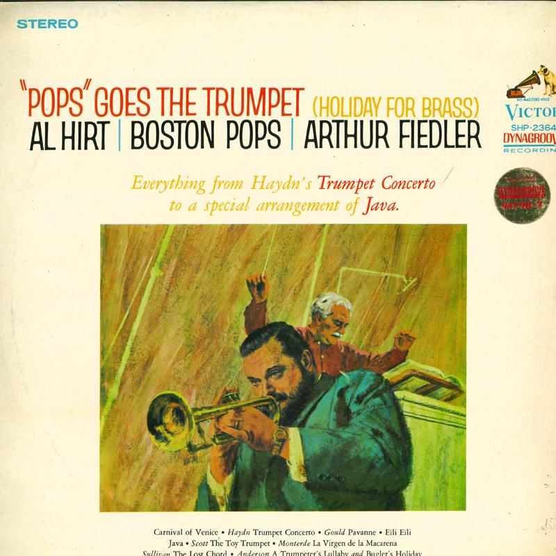 LP Record BOSTON POPS, ARTHUR FIEDLER - Pops Goes The Trumpet SHP2364 VICTOR 1965 Japan New Age & Easy Listening Used